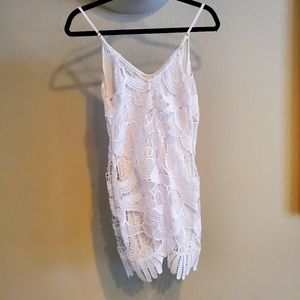 Beautiful White Eyelet Dress XS